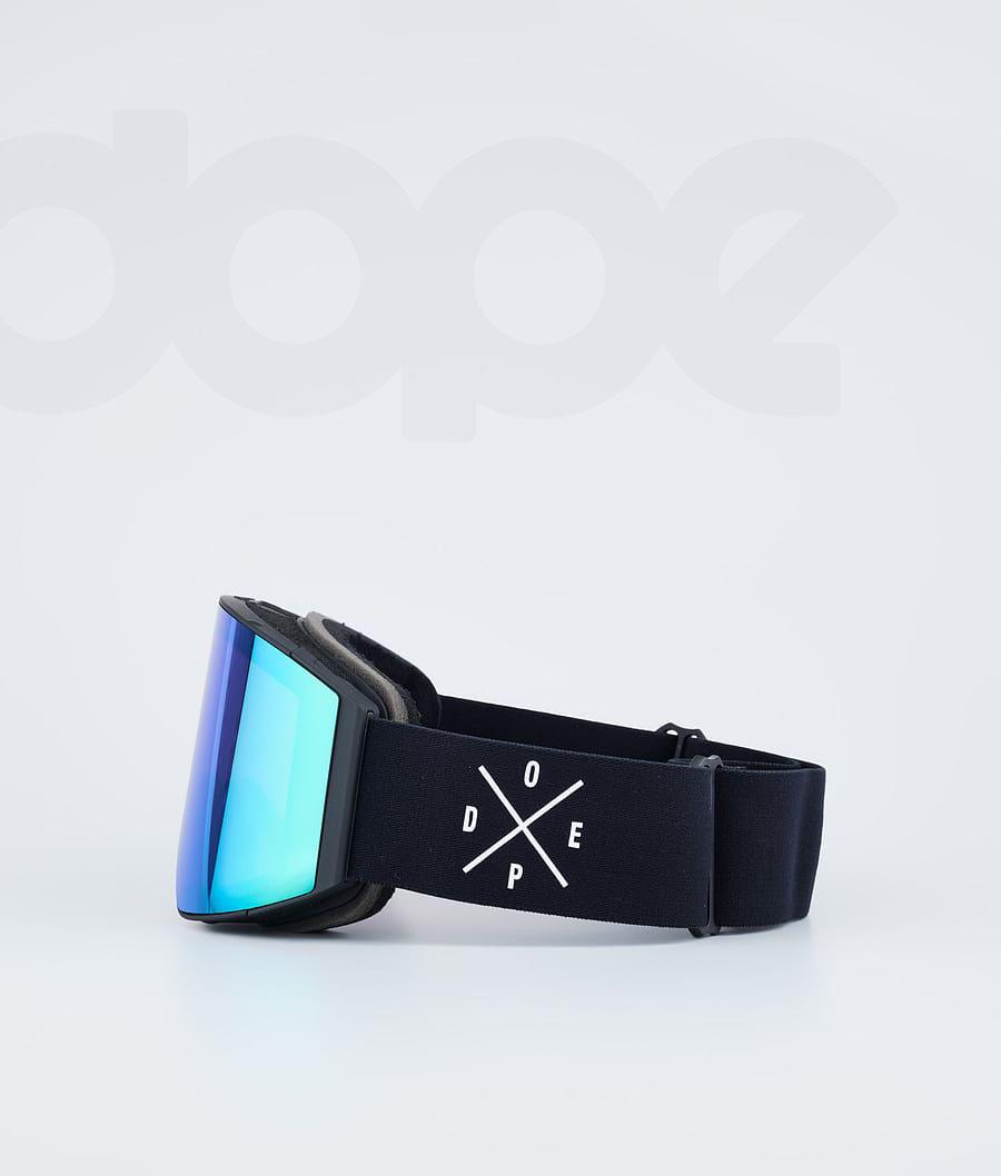 Black / Green Men's Dope Sight Goggles | NZ_D1096