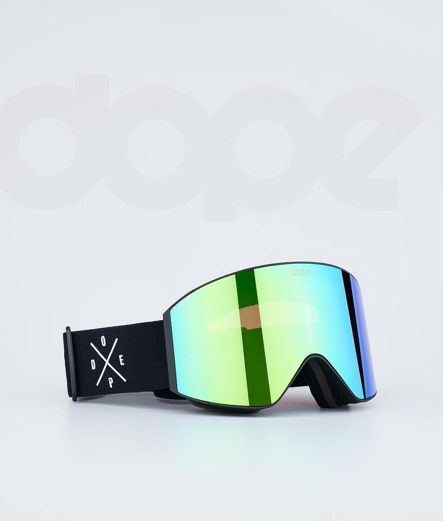 Black / Green Men\'s Dope Sight Goggles | NZ_D1096