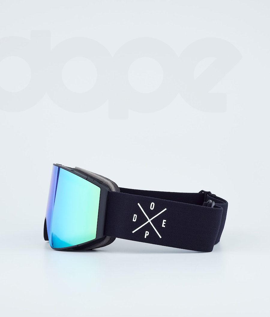 Black / Green Women's Dope Sight 2021 Goggles | NZ_D2053