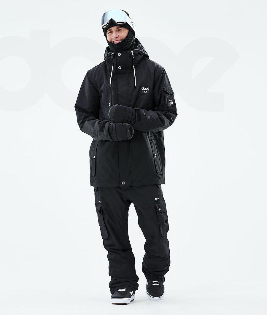Black Men's Dope Adept 2019 Snowboard Jackets | NZ_D1631