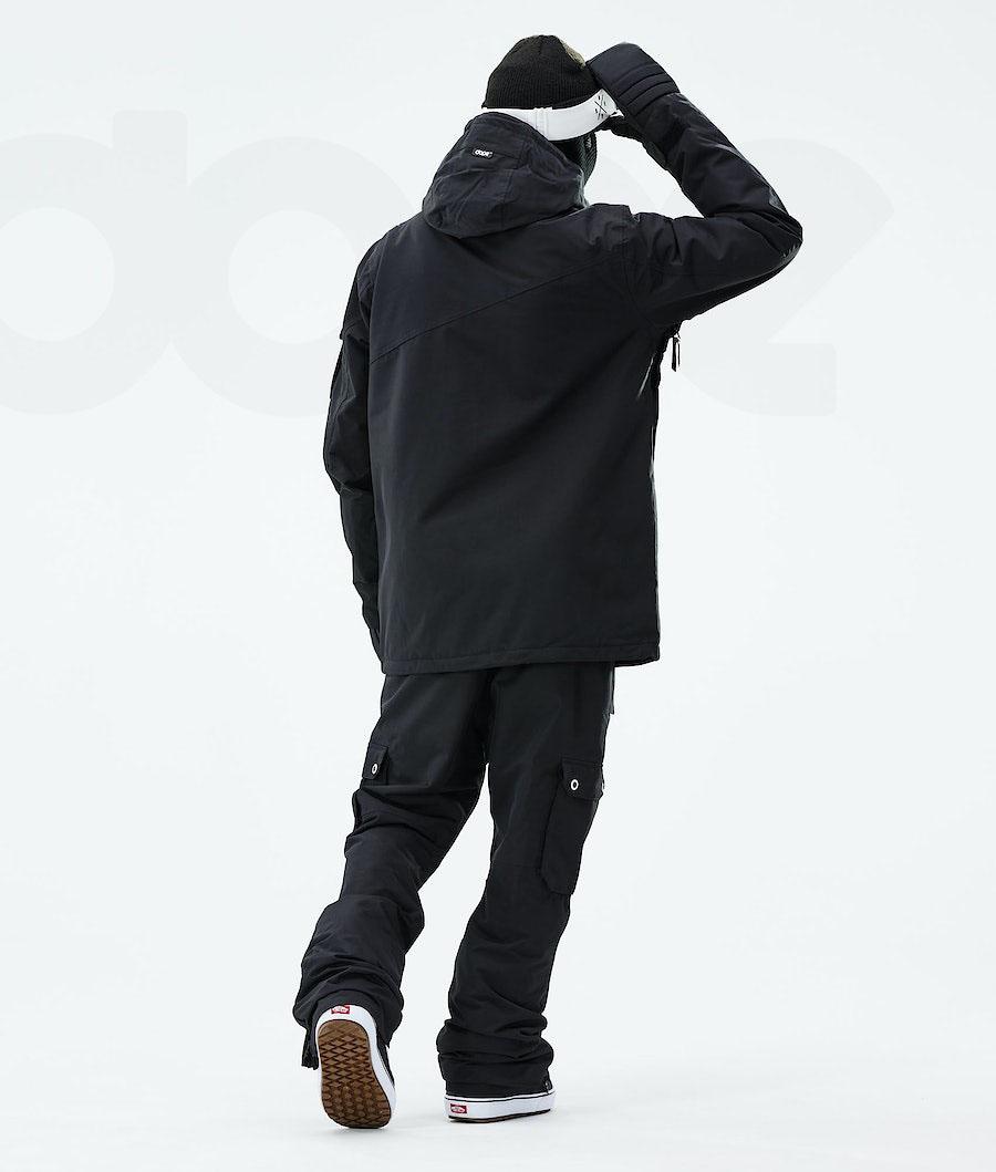 Black Men's Dope Adept 2019 Snowboard Jackets | NZ_D1631