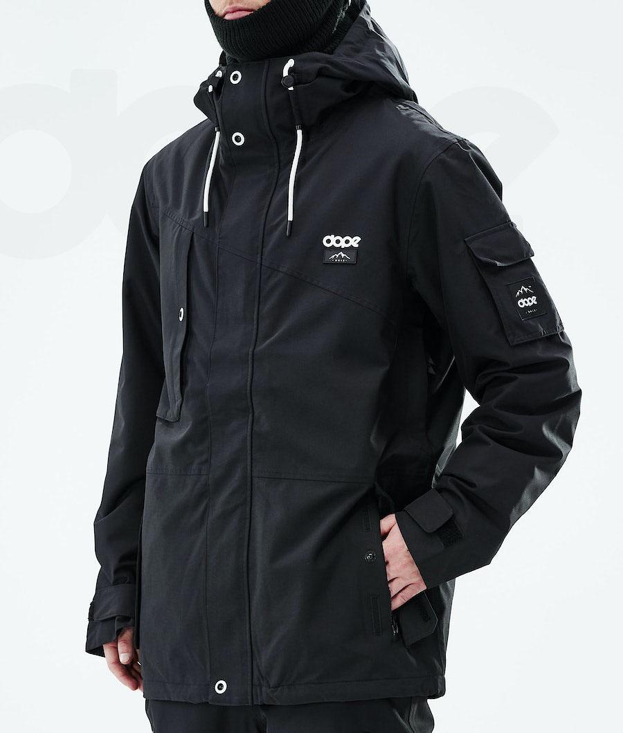 Black Men's Dope Adept 2019 Snowboard Jackets | NZ_D1631
