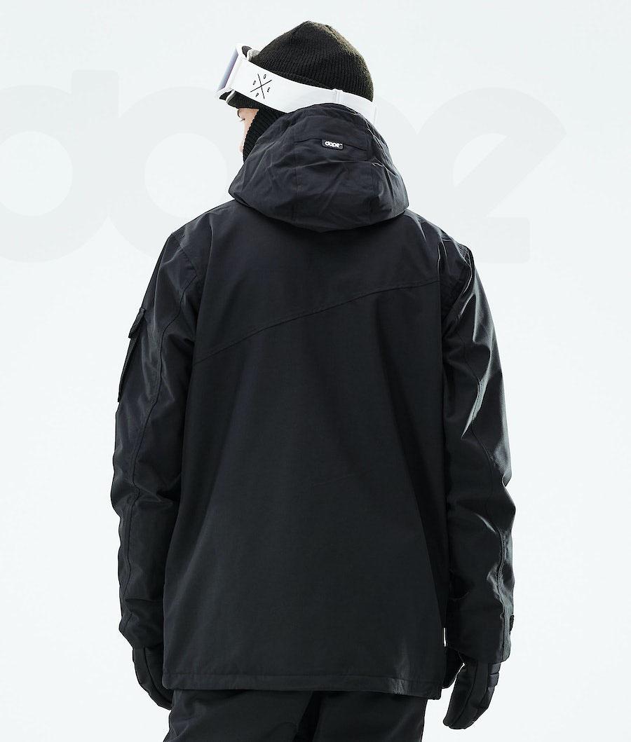 Black Men's Dope Adept 2019 Snowboard Jackets | NZ_D1631
