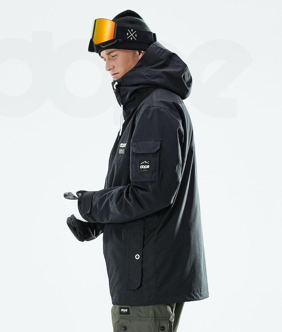 Black Men's Dope Adept 2021 Ski Jackets | NZ_D2247
