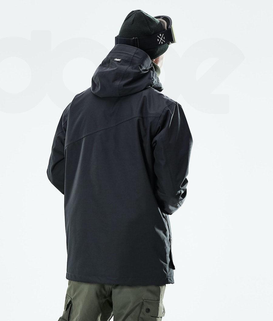 Black Men's Dope Adept 2021 Snowboard Jackets | NZ_D1293