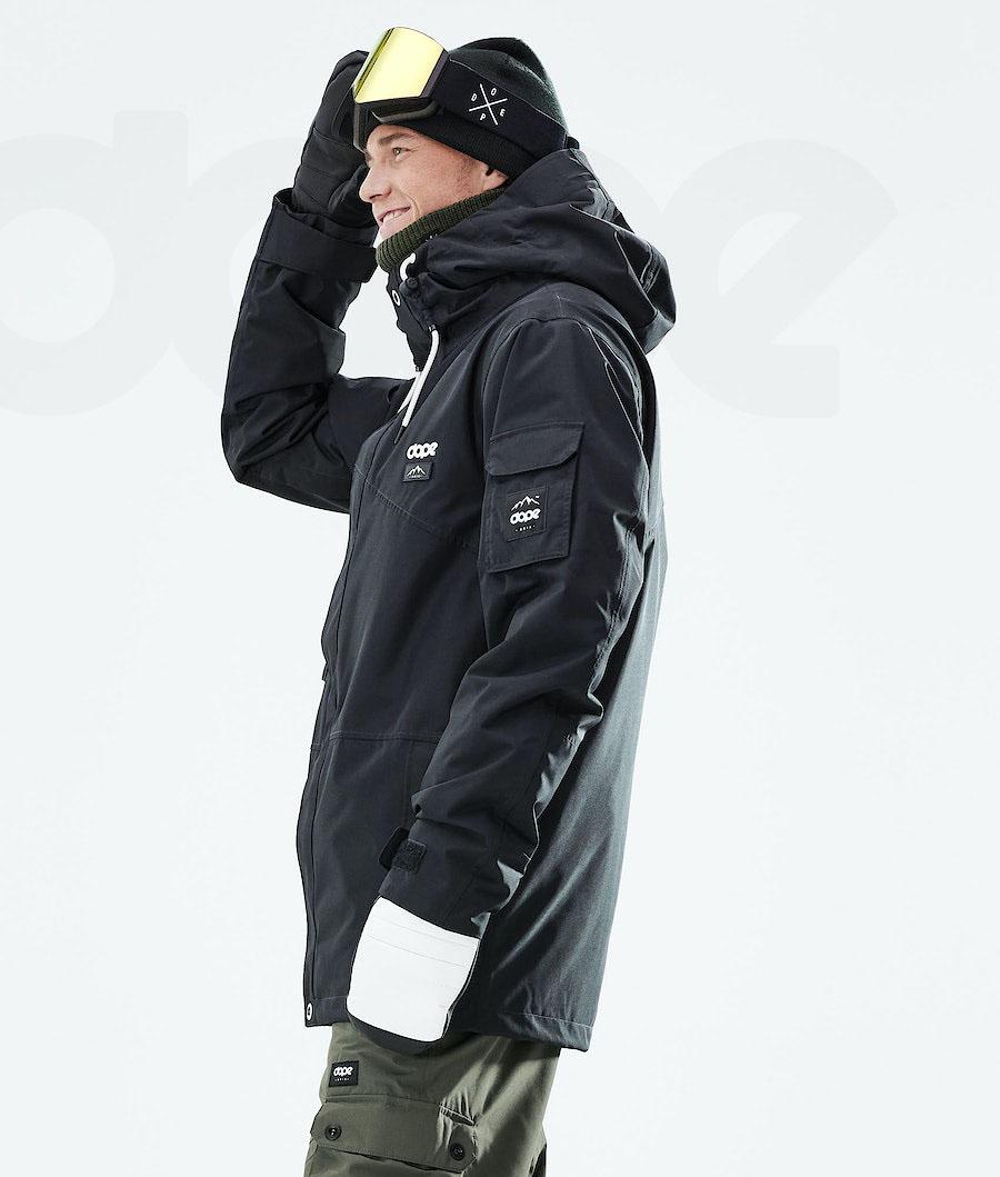 Black Men's Dope Adept 2021 Snowboard Jackets | NZ_D1293