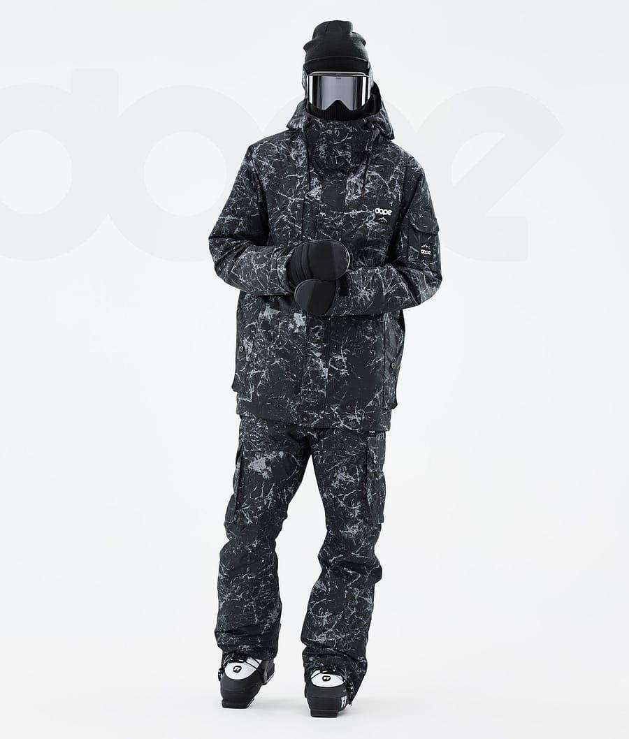 Black Men's Dope Adept Ski Jackets | NZ_D1639