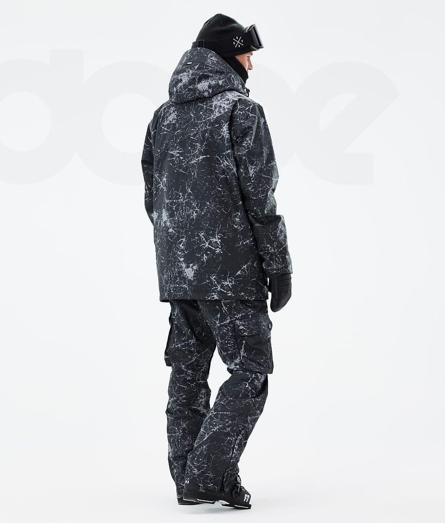Black Men's Dope Adept Ski Jackets | NZ_D1639