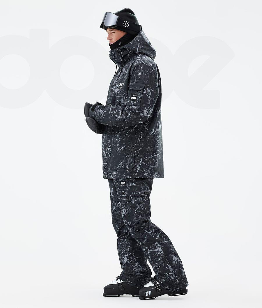 Black Men's Dope Adept Ski Jackets | NZ_D1639