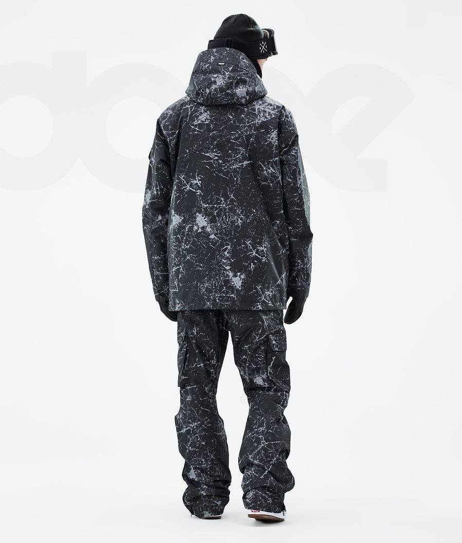 Black Men's Dope Adept Snowboard Jackets | NZ_D1755