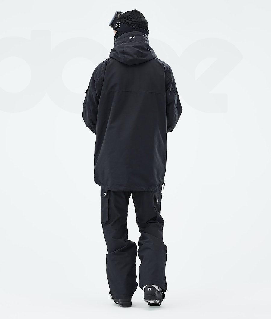 Black Men's Dope Akin 2021 Ski Jackets | NZ_D2208