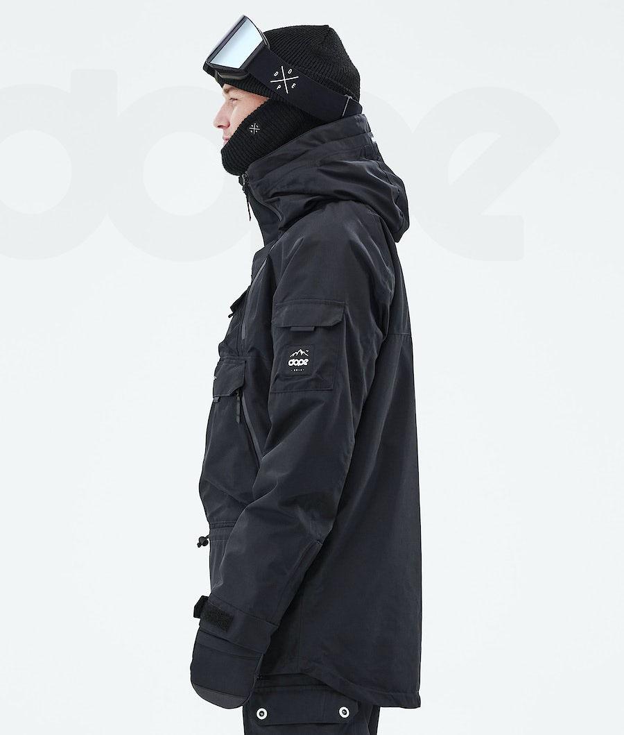Black Men's Dope Akin 2021 Ski Jackets | NZ_D2208