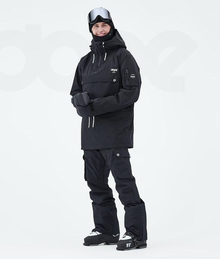 Black Men's Dope Annok 2021 Ski Jackets | NZ_D1564