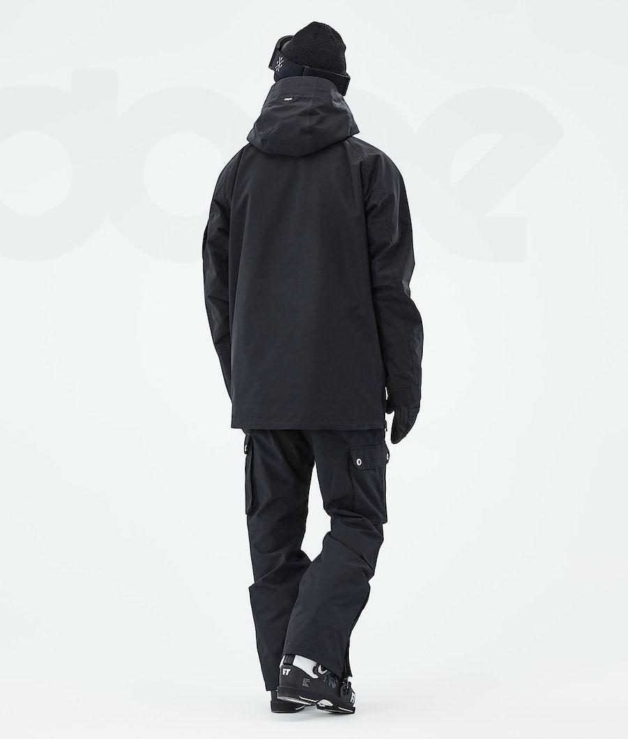 Black Men's Dope Annok 2021 Ski Jackets | NZ_D1564
