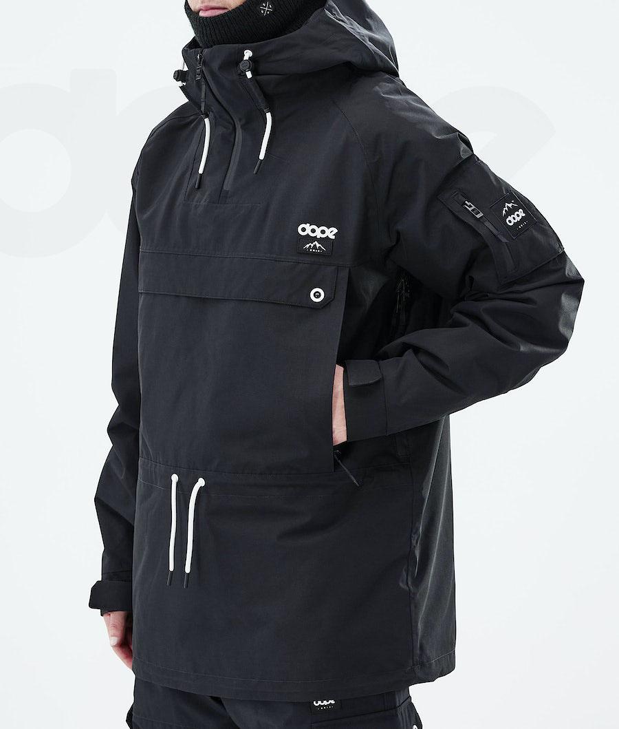 Black Men's Dope Annok 2021 Snowboard Jackets | NZ_D1438