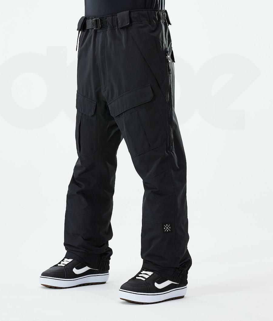 Black Men\'s Dope Antek 2021 Snowboard Pants | NZ_D1265