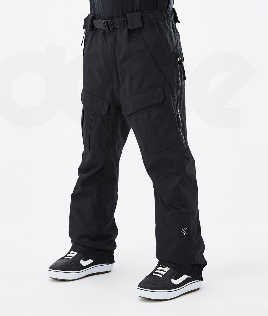 Black Men\'s Dope Antek Snowboard Pants | NZ_D1269