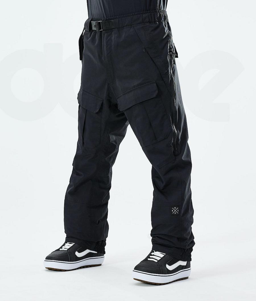 Black Men\'s Dope Antek Snowboard Pants | NZ_D2277