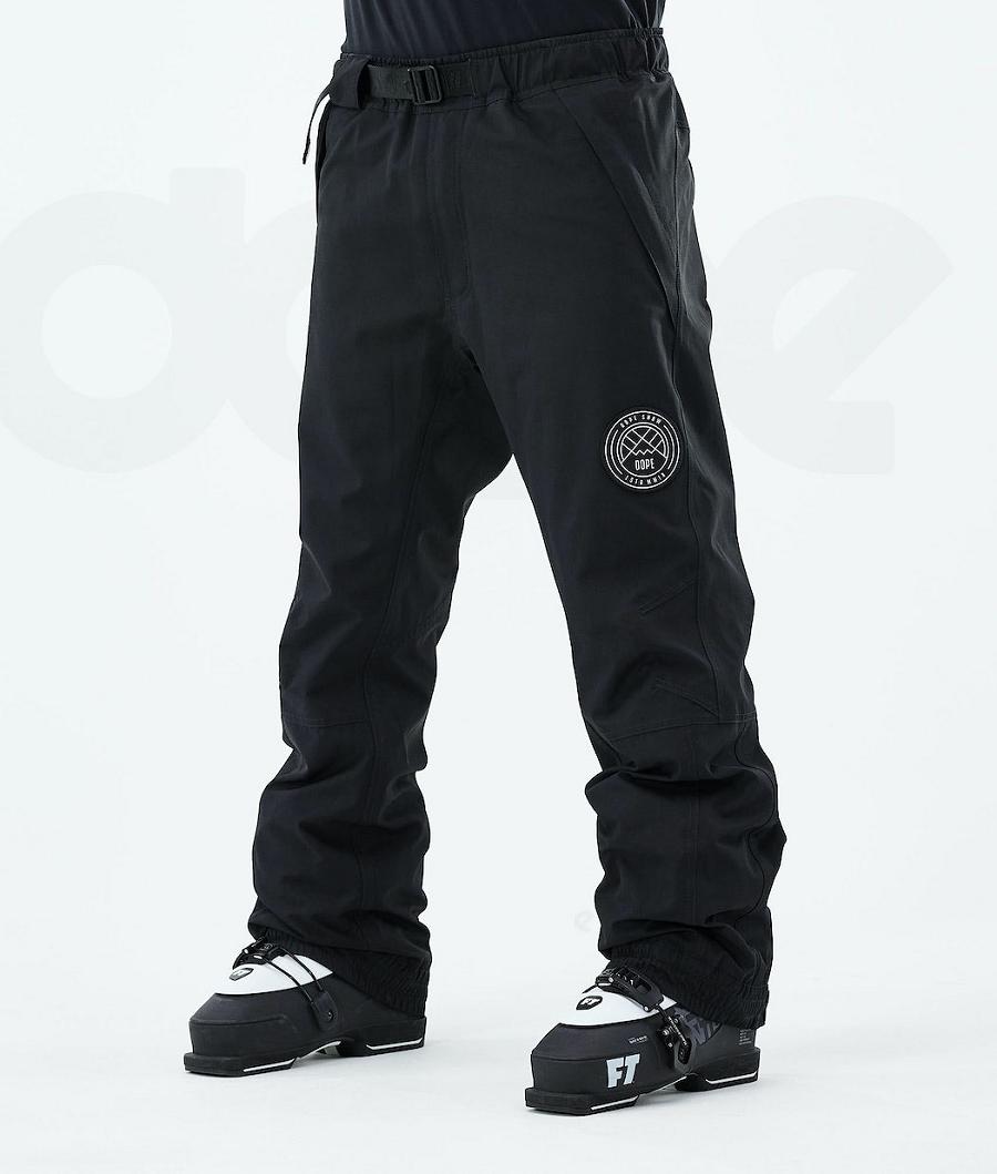 Black Men\'s Dope Blizzard 2021 Ski Pants | NZ_D2033