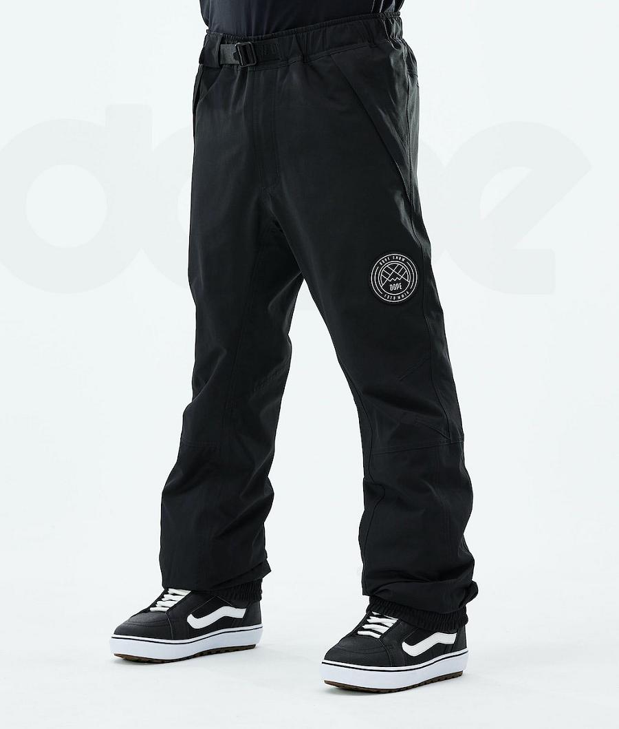 Black Men\'s Dope Blizzard 2021 Snowboard Pants | NZ_D1650