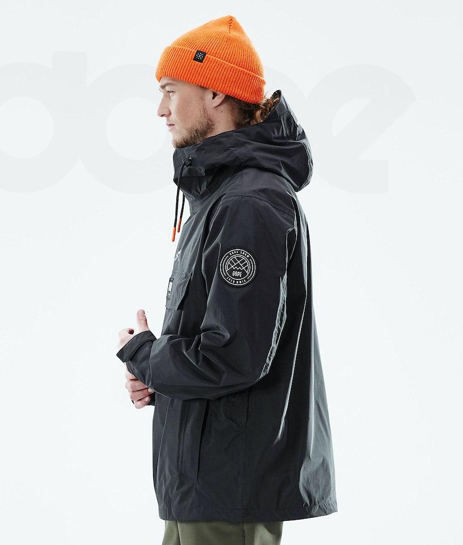 Black Men's Dope Blizzard Light Outdoor Jackets | NZ_D2001