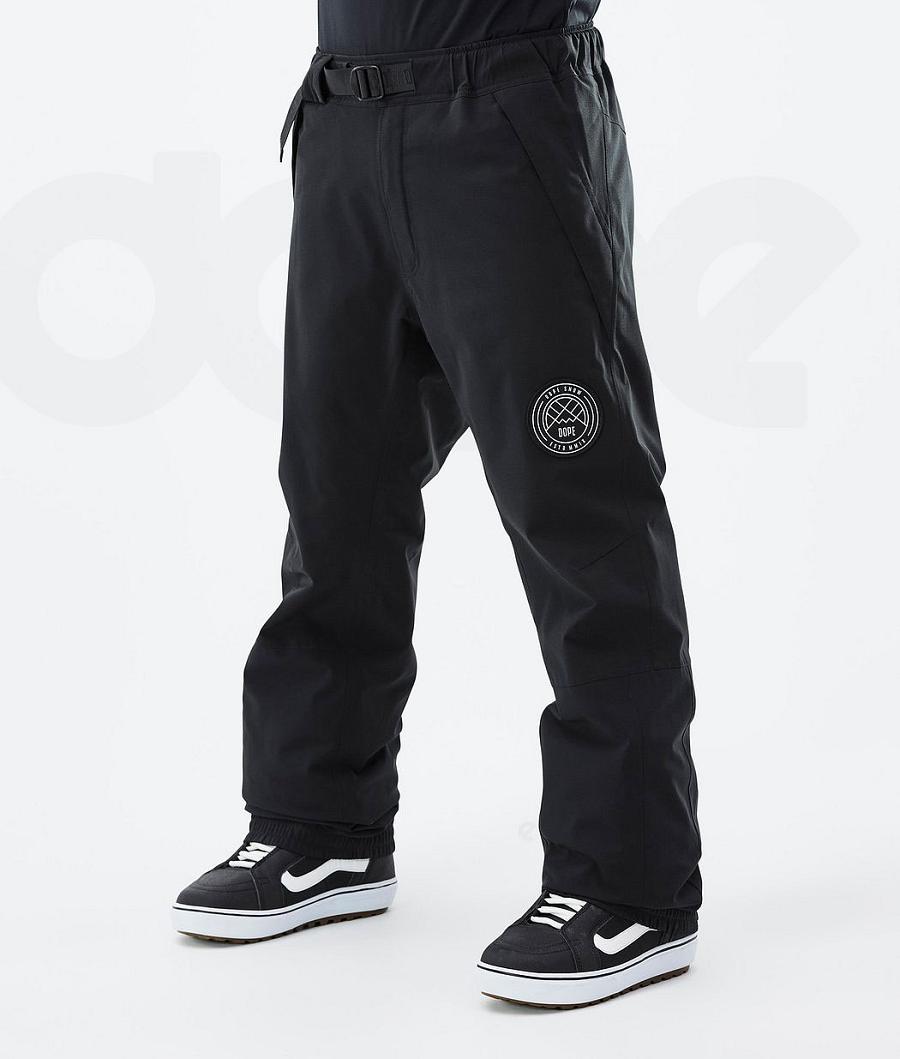 Black Men\'s Dope Blizzard Snowboard Pants | NZ_D1176