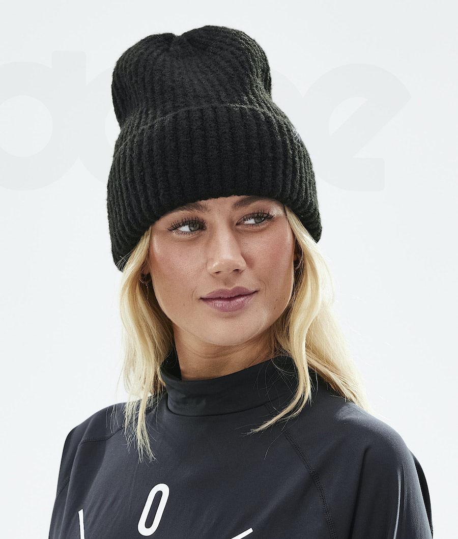 Black Men's Dope Chunky Beanies | NZ_D2294
