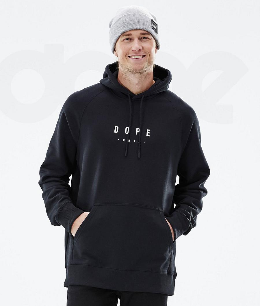Black Men's Dope Common Hoodies | NZ_D1719