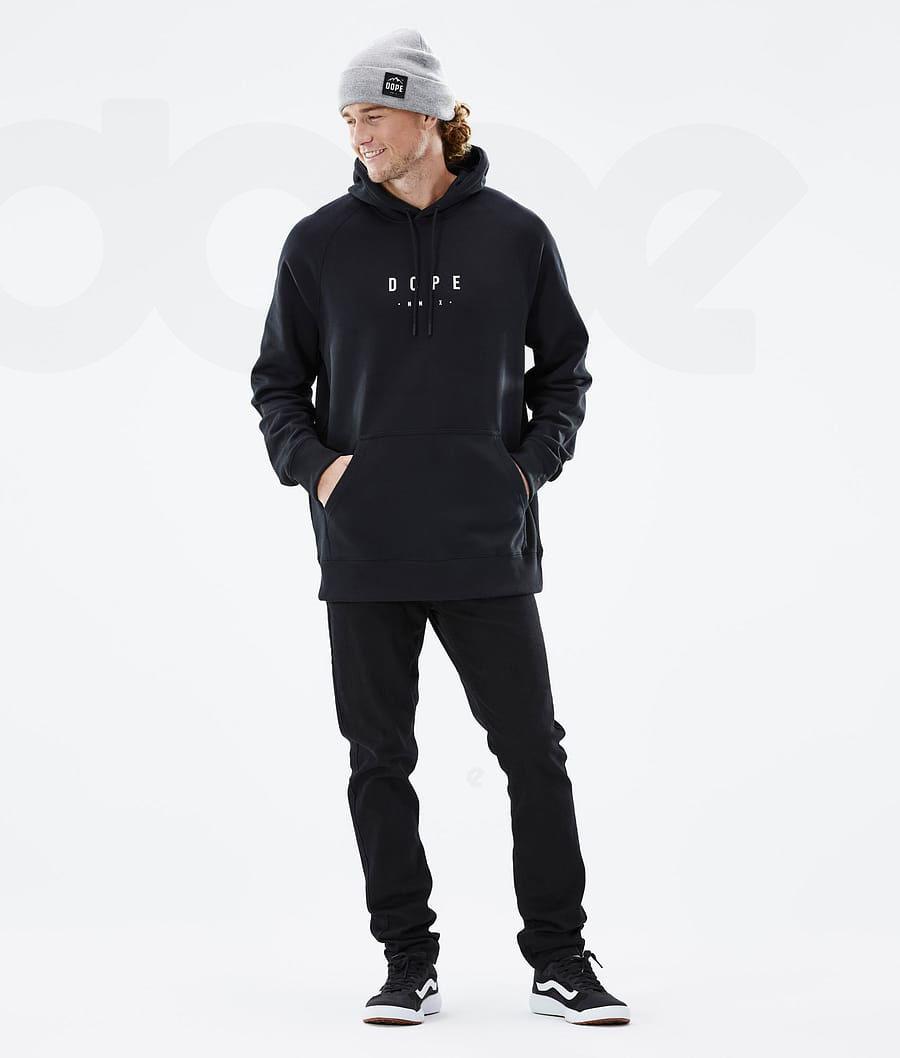 Black Men's Dope Common Hoodies | NZ_D1719