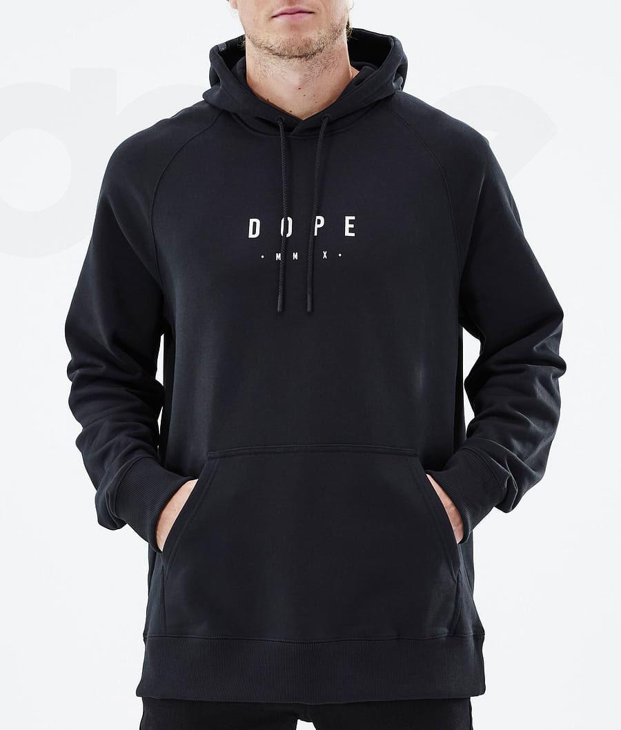 Black Men's Dope Common Hoodies | NZ_D1719