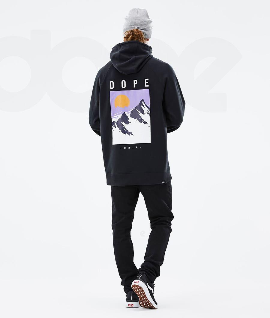 Black Men's Dope Common Hoodies | NZ_D1719