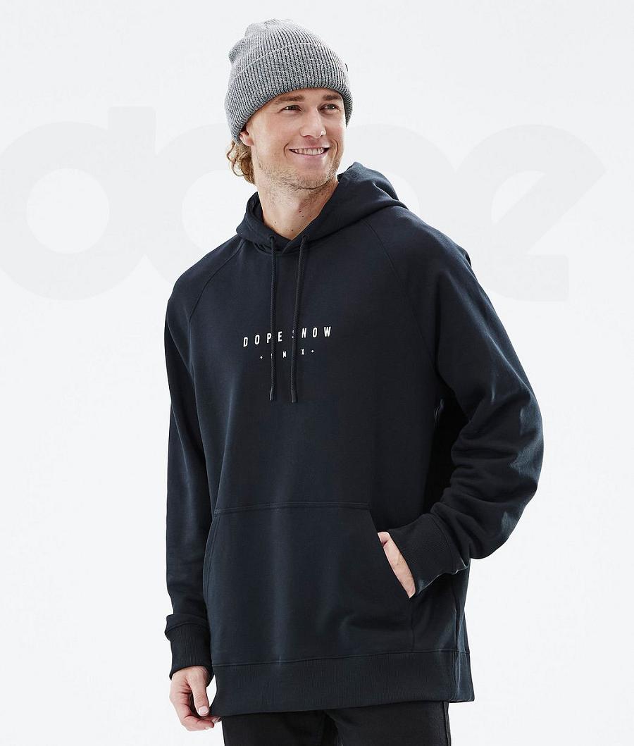 Black Men's Dope Common Hoodies | NZ_D1811