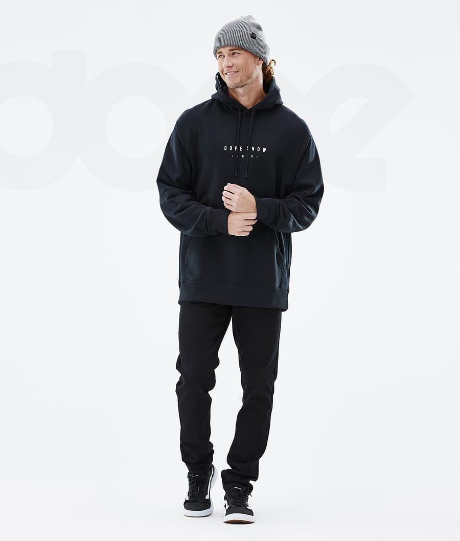 Black Men's Dope Common Hoodies | NZ_D1811