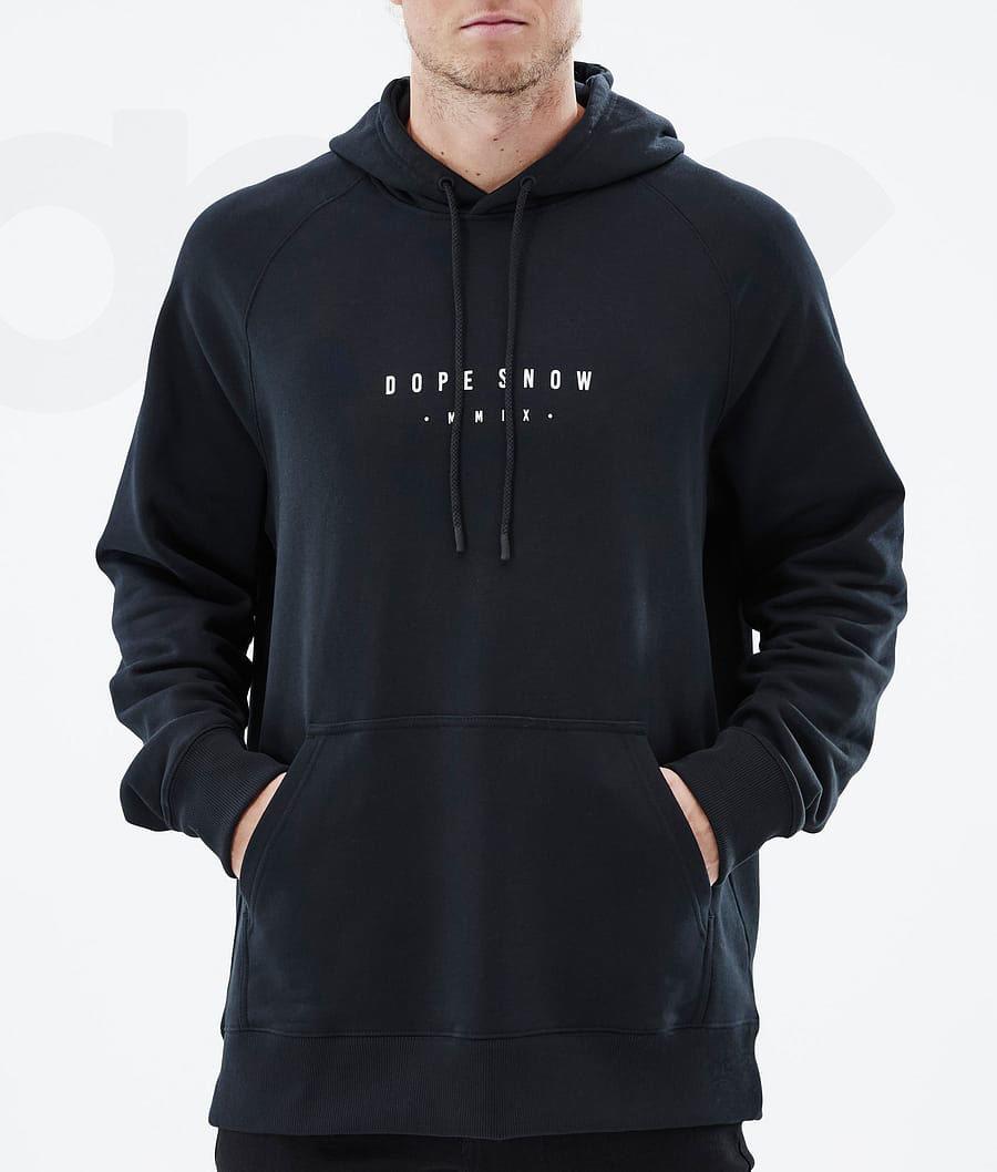 Black Men's Dope Common Hoodies | NZ_D1811