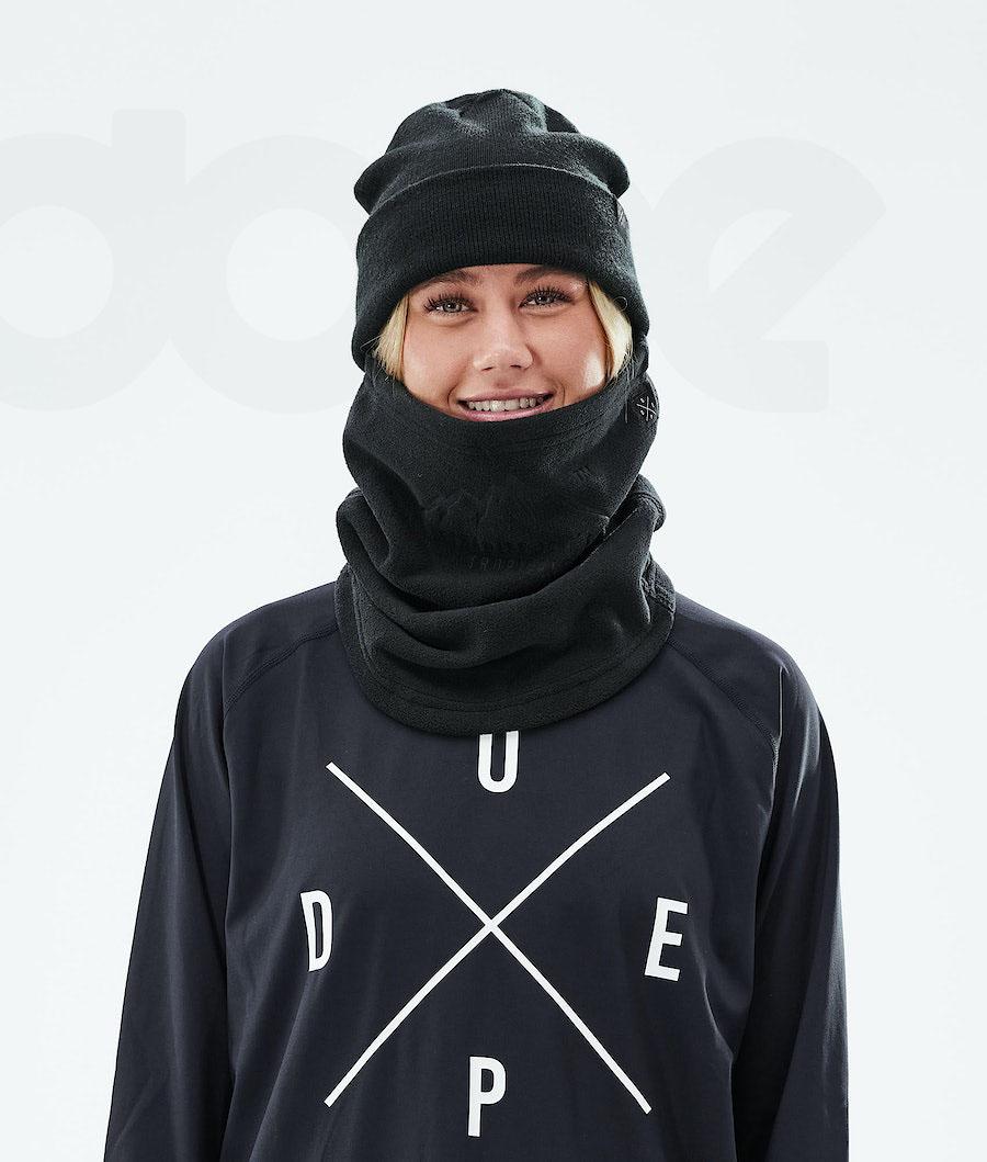 Black Men's Dope Cozy Tube Facemasks | NZ_D1133