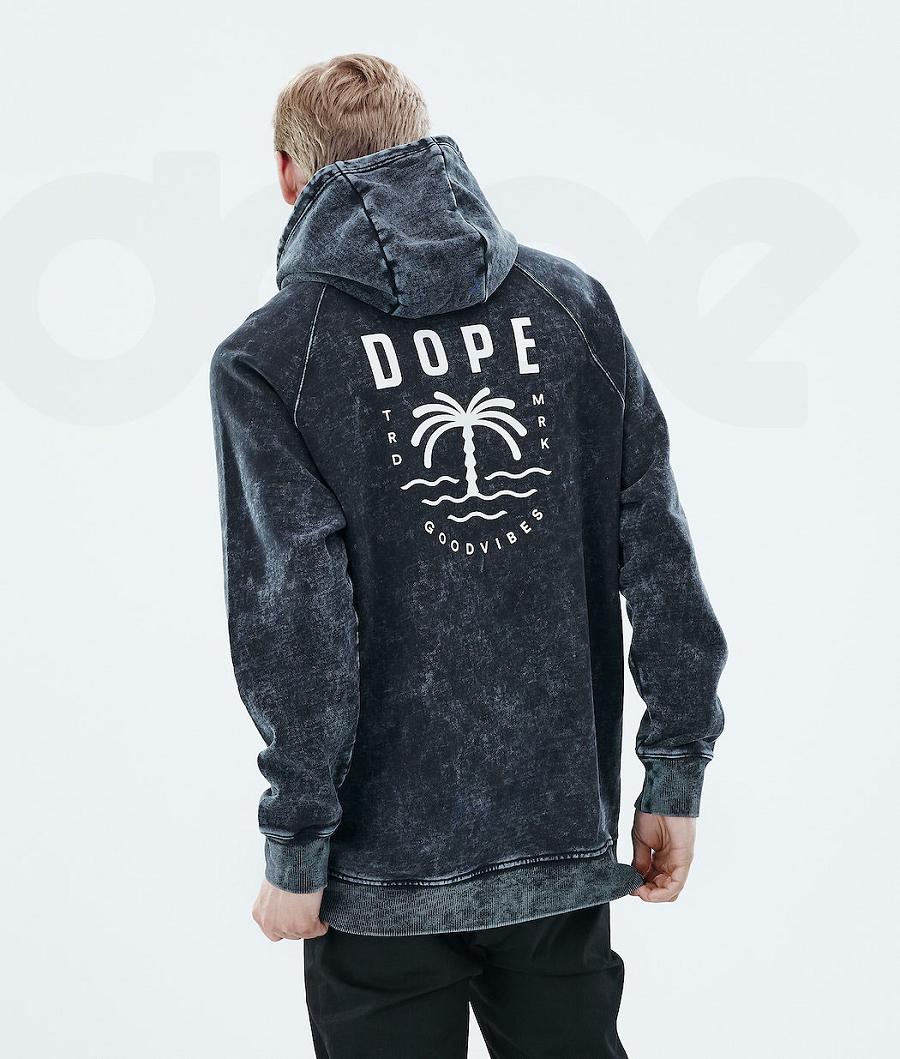 Black Men\'s Dope Daily Hoodies | NZ_D1456