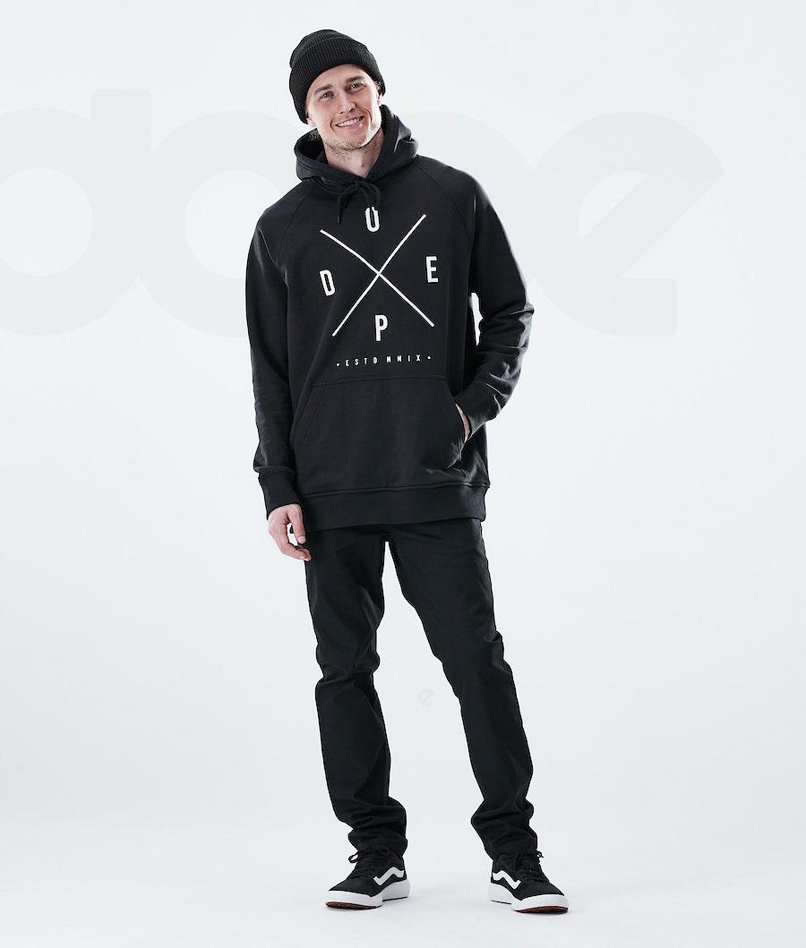 Black Men's Dope Daily Hoodies | NZ_D1612