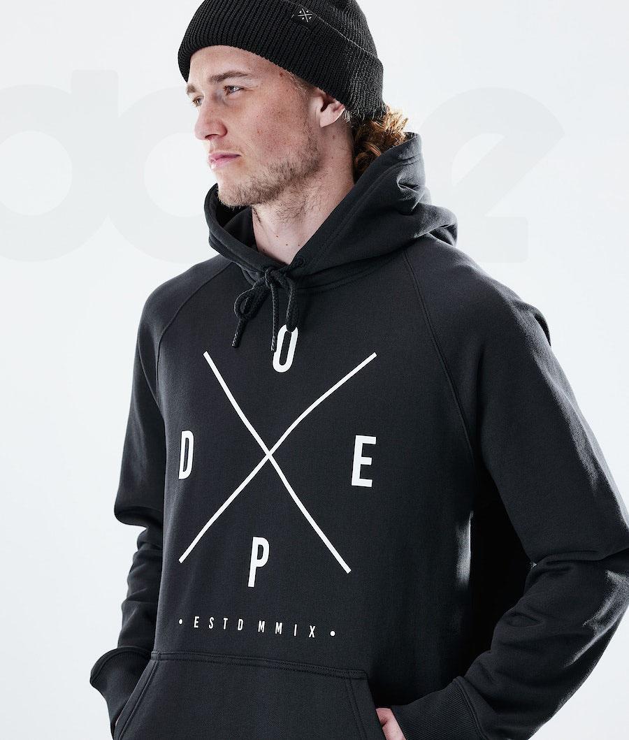 Black Men's Dope Daily Hoodies | NZ_D1612