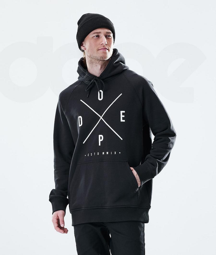 Black Men\'s Dope Daily Hoodies | NZ_D1612