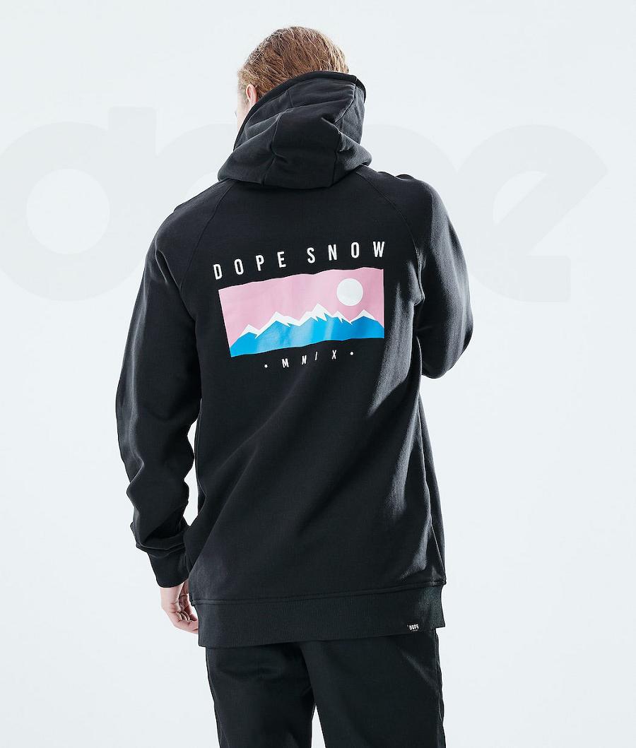 Black Men\'s Dope Daily Hoodies | NZ_D2007