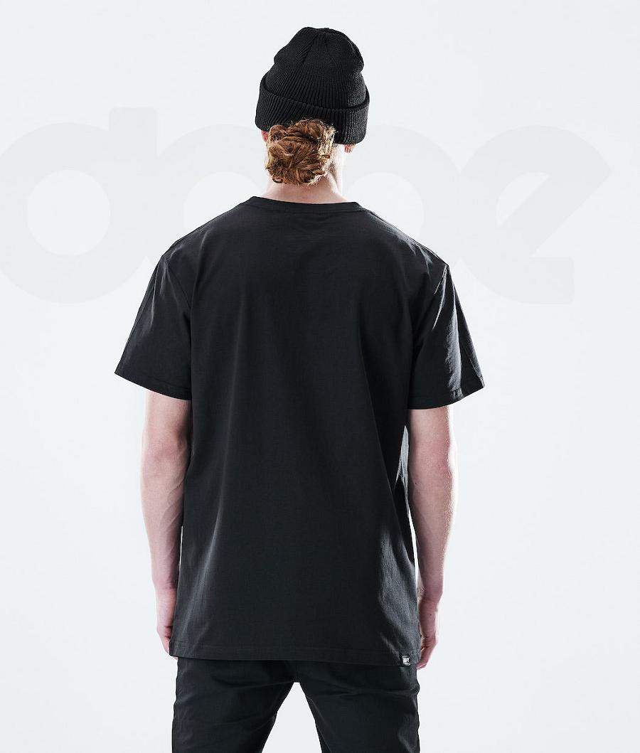 Black Men's Dope Daily T-shirts | NZ_D1059