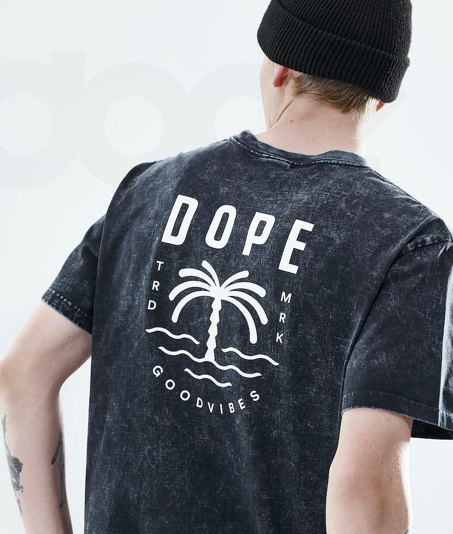 Black Men's Dope Daily T-shirts | NZ_D1153