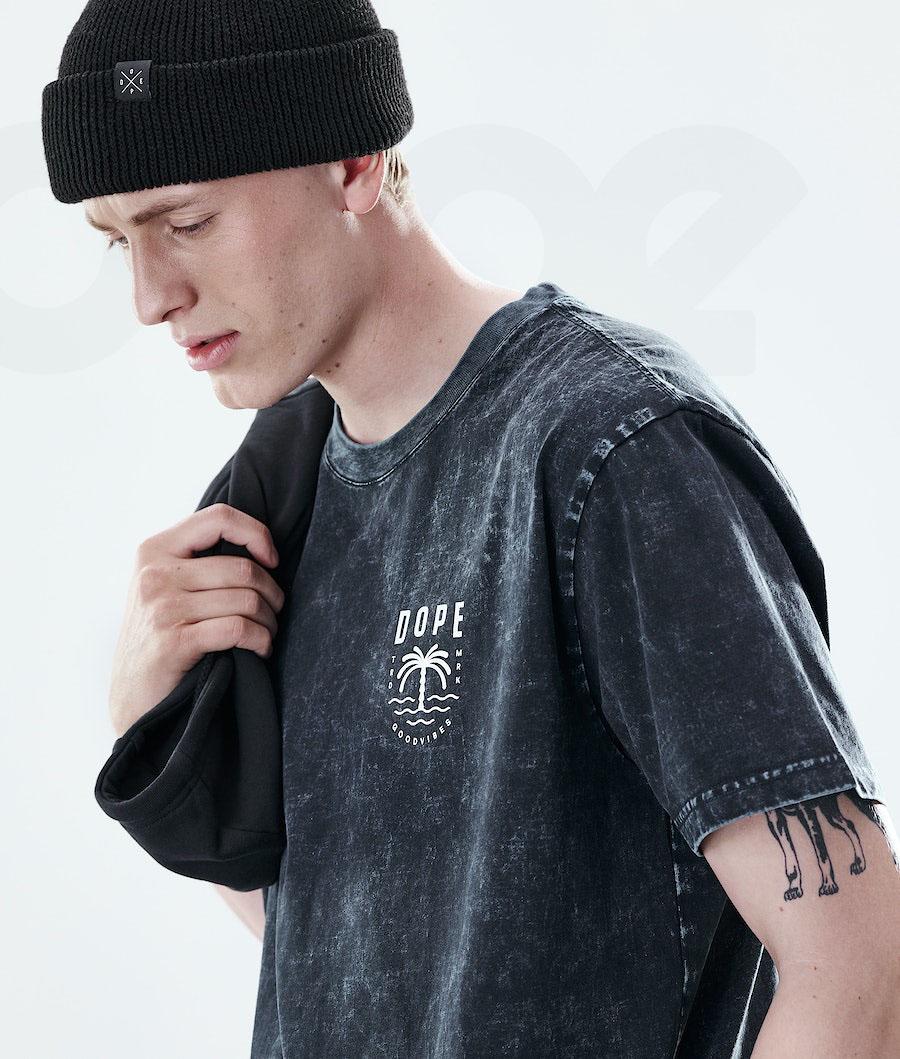 Black Men's Dope Daily T-shirts | NZ_D1153