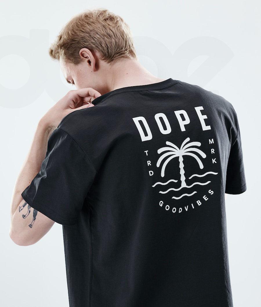 Black Men's Dope Daily T-shirts | NZ_D2492