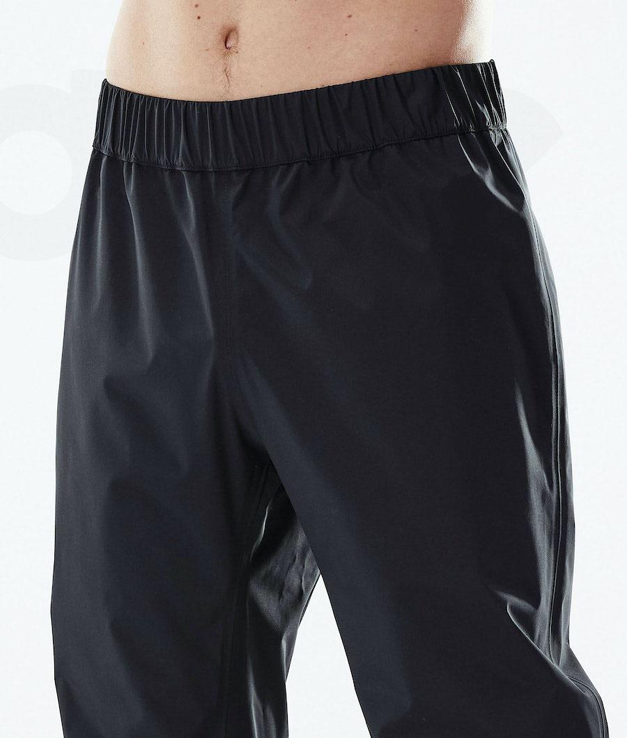Black Men's Dope Downpour Outdoor Pants | NZ_D2321