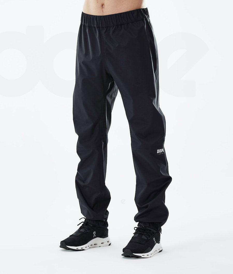 Black Men's Dope Downpour Outdoor Pants | NZ_D2321