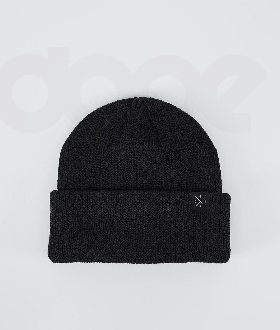 Black Men\'s Dope Drifter II Beanies | NZ_D1343