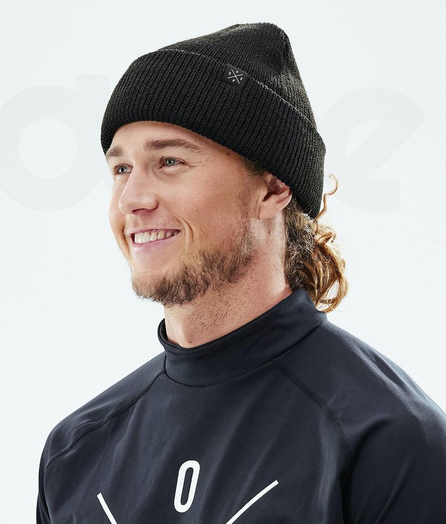 Black Men's Dope Drifter II Beanies | NZ_D1783