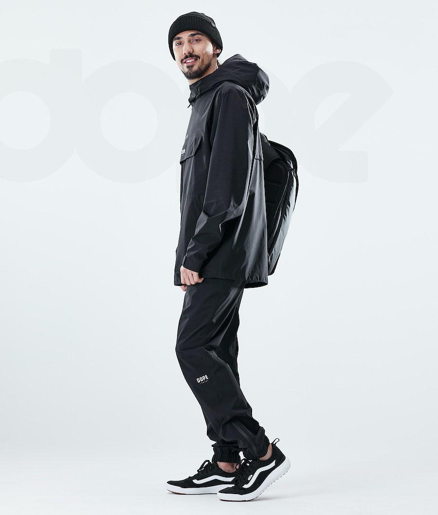 Black Men's Dope Drizzard Outdoor Jackets | NZ_D1095