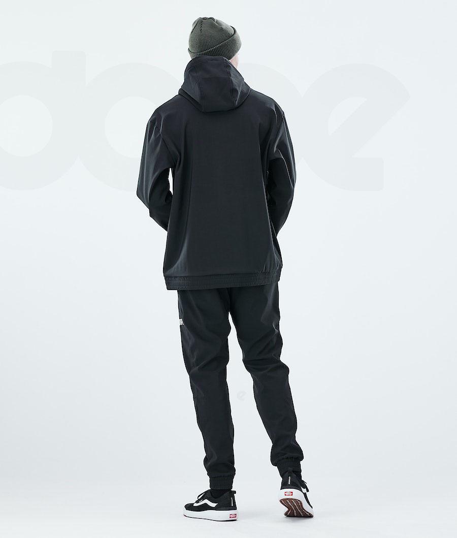 Black Men's Dope Flight Hoodies | NZ_D1260